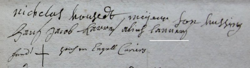 Signature contrat de mariage Signature contrat de mariage, 1737