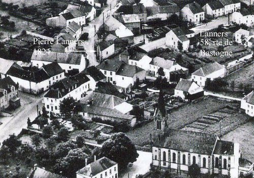 Vue aérienne Niederfeulen vers 1940 Vue aérienne Niederfeulen vers 1940