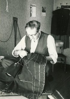 Eugène Lanners dans son atelier Eugène Lanners dans son atelier